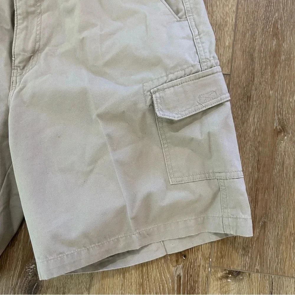 RedHead Men's Khaki Cotton Cargo Shorts Size Waist 38 GUC